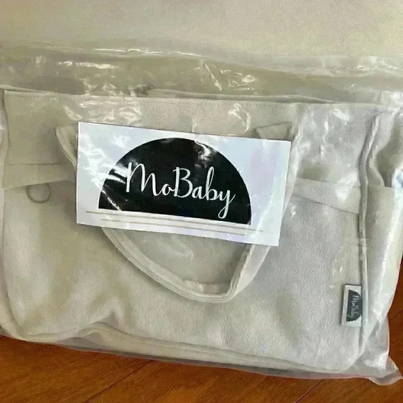 MoBaby Deluxe, Chic Plush Diaper Bag Tote BRAND NEW - Picture 1 of 8